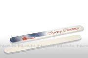 Weihnachtsfeilen, Lnge 18 cm - Motiv: Merry Christmas 