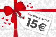 15 EUR - Valentinstag-Wertgutschein zum Selbstausdrucken 