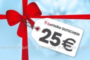25 EUR - Weihnachts-Wertgutschein zum Selbstausdrucken 