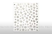 3 D Liquid Silver Sticker