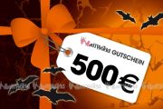 500 EUR - Halloween-Wertgutschein zum Selbstausdrucken