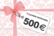 500 EUR - Wertgutschein zum Selbstausdrucken - Neutral