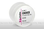 Choice 3-IN-1 UV-Sculpting Gel 15 ml - Clear-Rose 