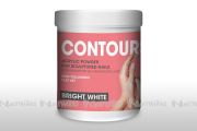 Contours Acryl Pulver 400 g / Bright White 