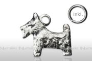 Dangles Motive, silber - Hund