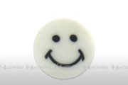 Fimo Smileys - wei