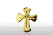 Motive ohne Cirkonia, 14 KT. Echtgold - Kreuz