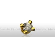 Gem, 14 Kt. Echtgold mit Circonia Klein - No. 29