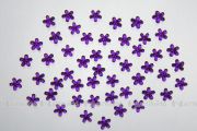 Nail Art Flower Power Strasssteinchen aus Acryl -  lila
