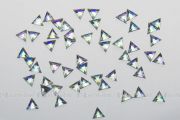 Nail Art Strasssteinchen aus Acryl Dreiecke - chrystal-irisierend