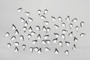 Nail Art Strasssteinchen aus Acryl Tropfen - crystal