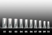 Precision crystal Tips - Sortiment II - 200er Profi-Sortierbox