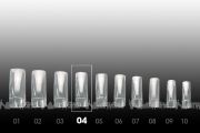 Precision crystal Tips - Nachfllung 50 Stk.- Gr. 4