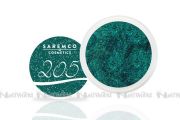 SAREMCO Colourgel 205 - living glitter blue/green 