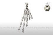 Tassels mit 5 Ketten - 925er Silber