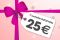 25 EUR - Geburstags-Wertgutschein zum Selbstausdrucken