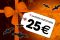 25 EUR - Halloween-Wertgutschein zum Selbstausdrucken
