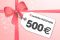 500 EUR - Hochzeits-Wertgutschein zum Selbstausdrucken