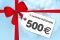 500 EUR - Weihnachts-Wertgutschein zum Selbstausdrucken 