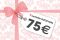 75 EUR - Wertgutschein zum Selbstausdrucken - Neutral