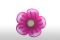 Fimo - Nail Flowers - rosa