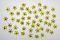 Nail Art Flower Power Strasssteinchen aus Acryl - gelb