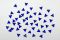 Nail Art Strasssteinchen aus Acryl Dreiecke - saphirblau