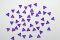 Nail Art Strasssteinchen aus Acryl Dreiecke - lila