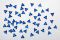 Nail Art Strasssteinchen aus Acryl Dreiecke - hellblau