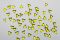 Nail Art Strasssteinchen aus Acryl Dreiecke - gelb