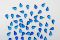 Nail Art Strasssteinchen aus Acryl Tropfen - hellblau