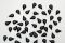 Nail Art Strasssteinchen aus Acryl Tropfen - schwarz