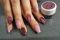 SAREMCO Cats Eye Colourgel 166 - raspberry 