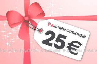 25 EUR - Hochzeits-Wertgutschein zum Selbstausdrucken