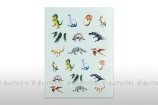 Fine Art Nail Decals- Dino  * SALE *