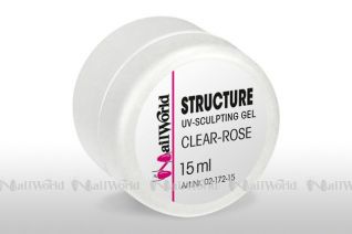 Structure UV-Sculpting Gel 15 ml - Clear-Rose                                                     