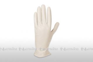 Alfatex  Nitril Einmalhandschuhe, Farbe weiss - 100 Stck - Gr. S 