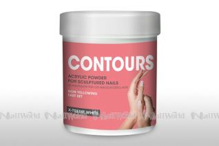 Contours Acryl Pulver 160 g / X-treme White 