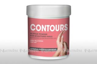 Contours Acryl Pulver 160 g / Natural-halbtransparent 