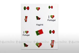 Nail Art Flaggen-Decals - Portugal 