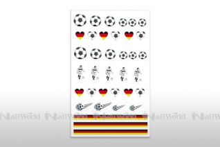 Nail Art Fussball Sticker