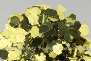 Gold Hexagons 