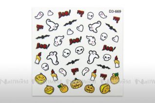 Nail Art Halloween Sticker