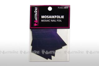 Mosaikfolie - Design - metalic lila