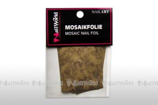 Mosaikfolie - Design - marmor braun