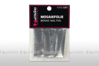 Mosaikfolie - Metallic Silber 