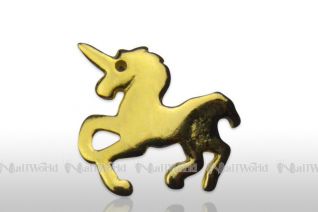 Motive ohne Cirkonia, 14 KT. Echtgold - Einhorn