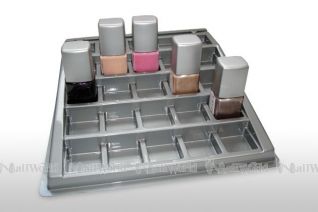 Nagellack-Display - silber