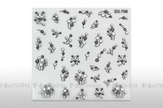 Nail Art Flower Delight Sticker