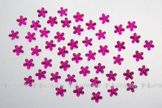 Nail Art Flower Power Strasssteinchen aus Acryl - pink